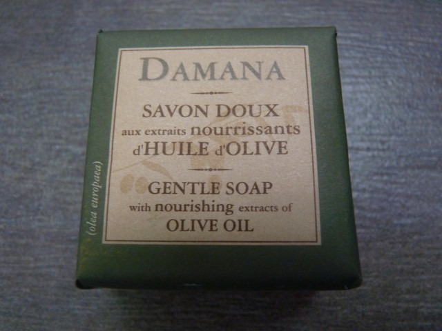 Savon Damana à l'huile d'olive nettoyer galets douche