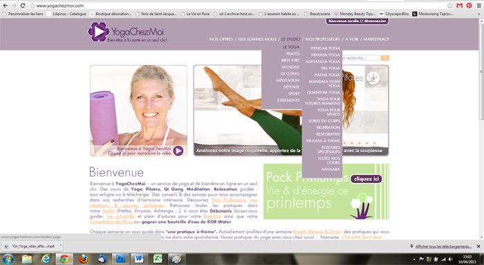 www.yogachezmoi.com - Le mercredi tout est permis // Je fais du Yoga en ligne