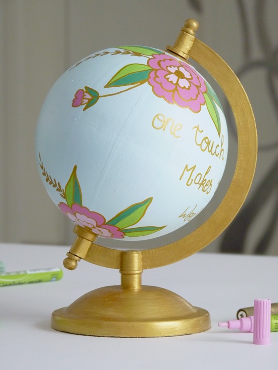 customiser un globe 6