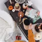 Café d’automne et lecture cosy