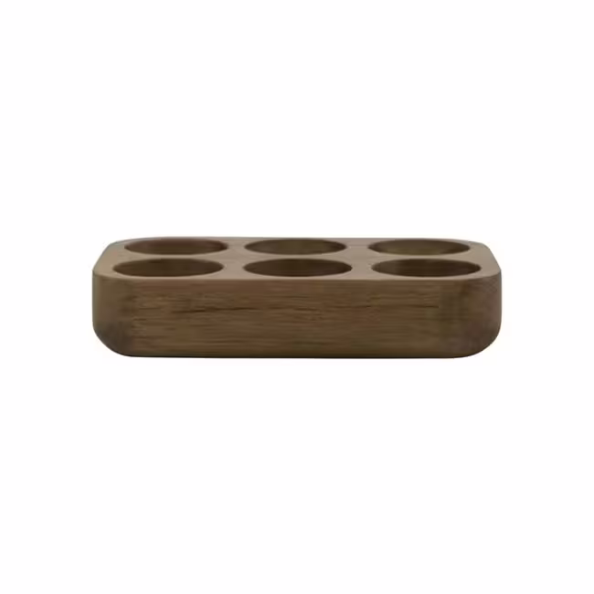 support oeufs en bois