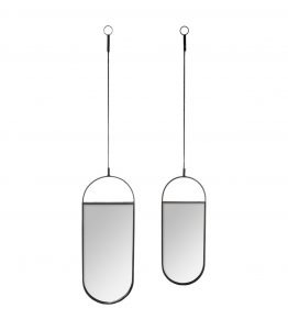 lot-de-2-miroirs-ovales-suspendus-metal-noir