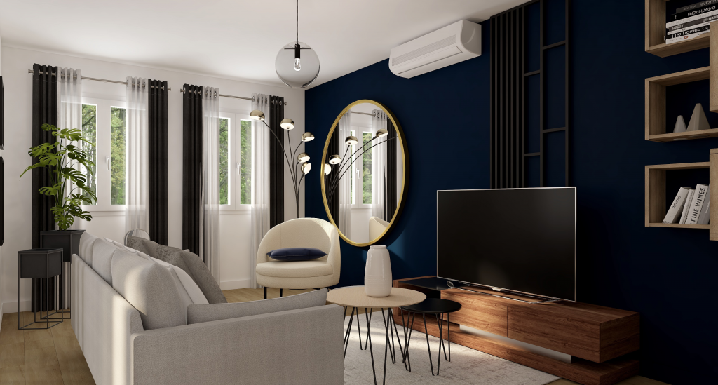 meuble télé maisons du monde 03 - Black Confetti