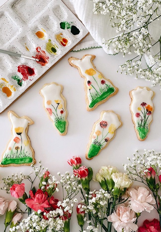 Biscuits de Pâques décorés