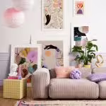 déco d'intérieur façon galerie d'art