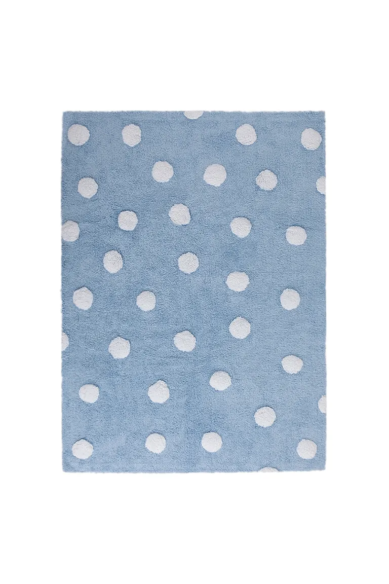 Tapis à pois bleu danois