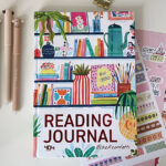 reading journal Black Confetti carnet de lecture coloré design 404 éditions