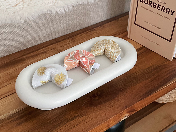 Fortune cookies en argile avec message à découvrir